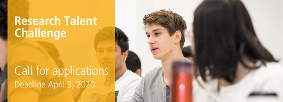 Apply now for the Research Talent Challenge!