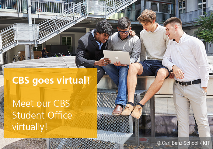 virtual student office, CBS goes virtual, Carl Benz School