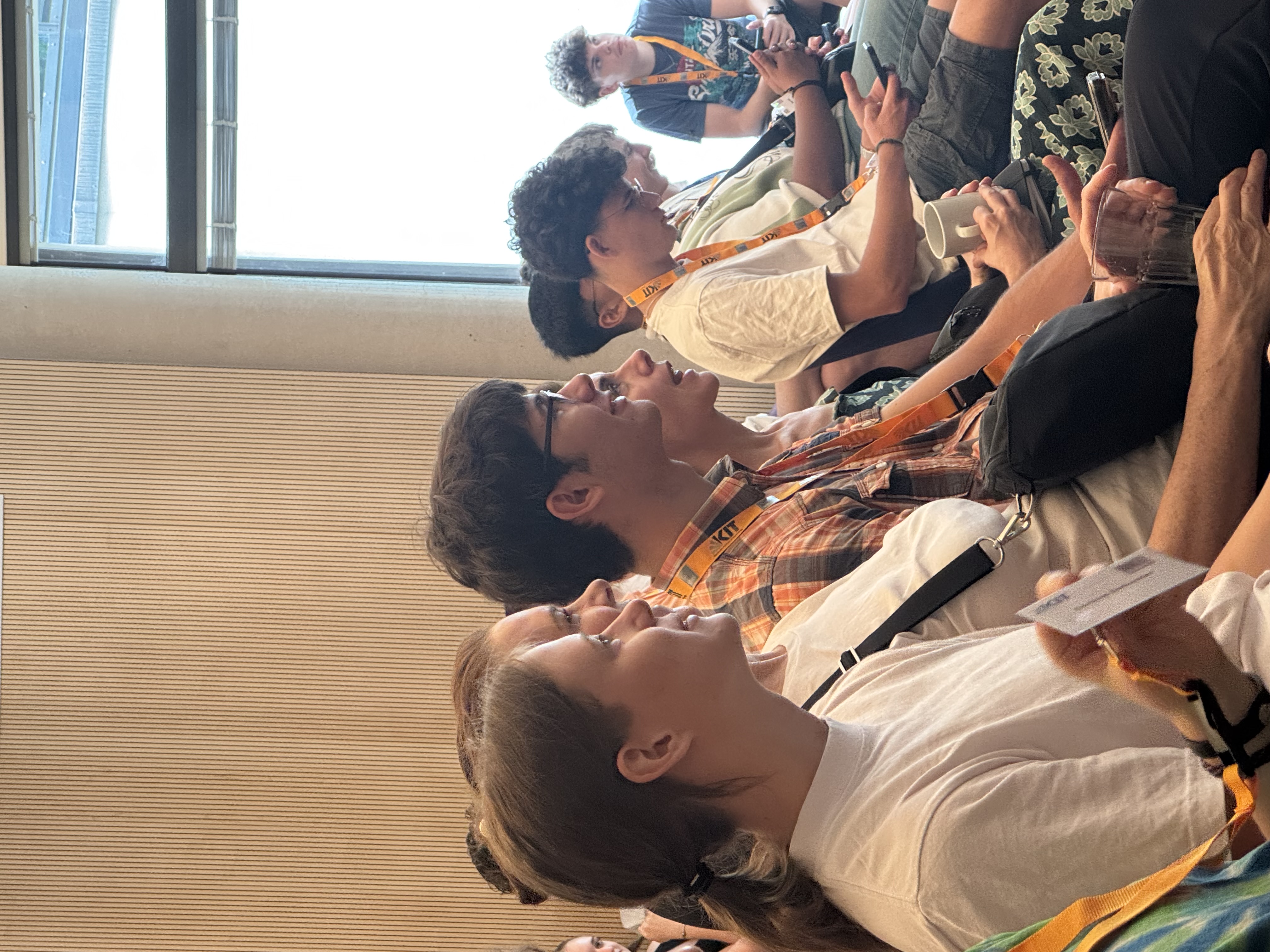 Students taking part in an engineering lecture