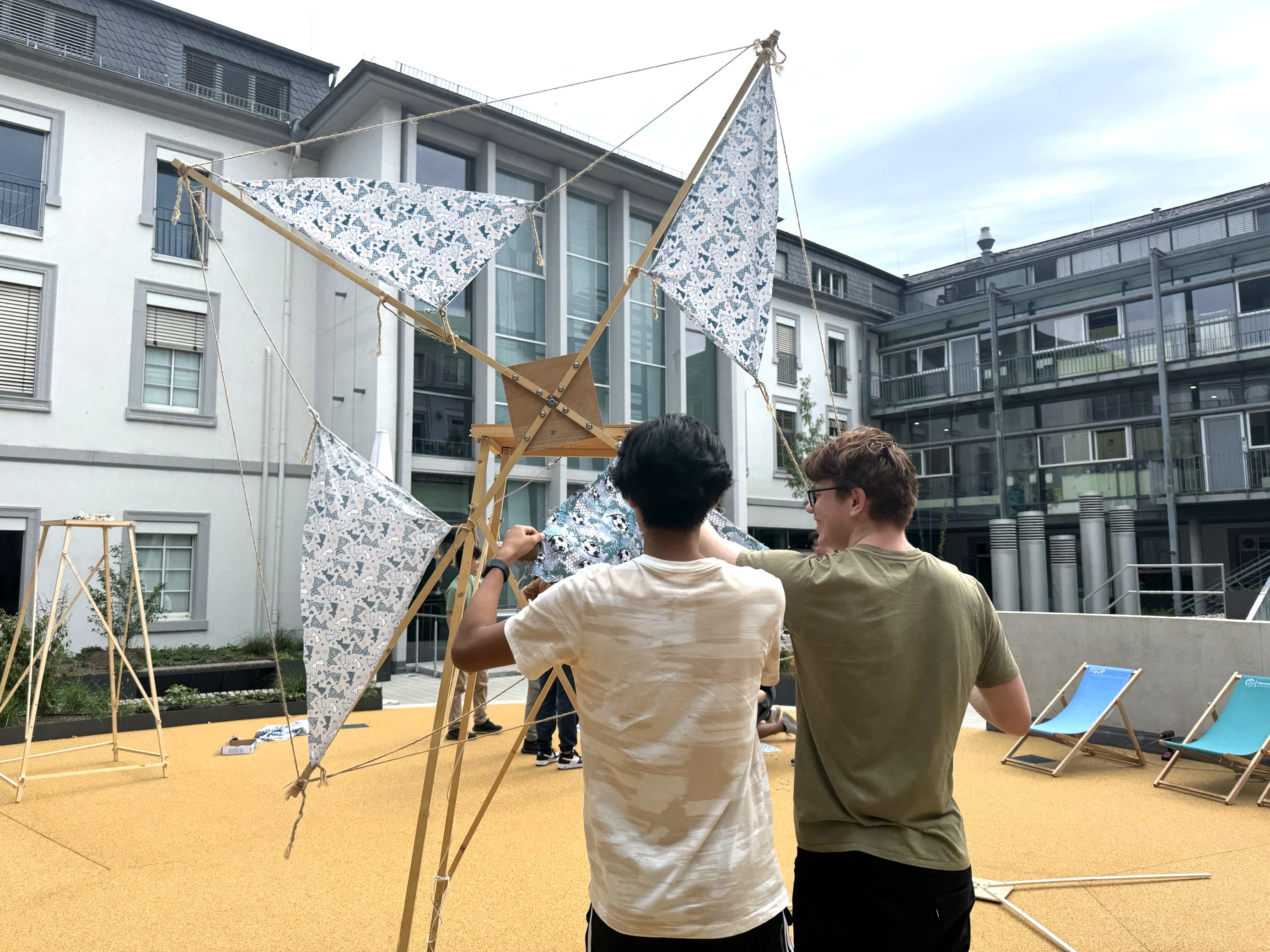 Students exploring sustainable engineering